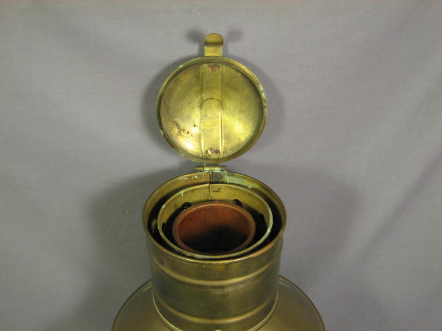 Antique Brass Anchor Ships Nautical Lantern Lamp Light 5