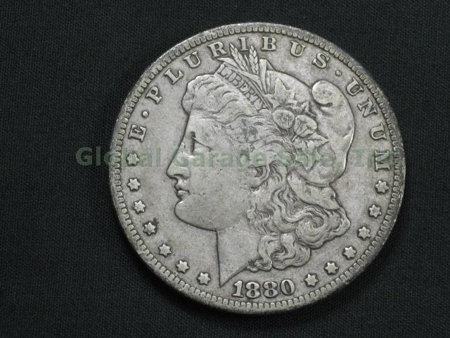 1880 CC United States Morgan Silver Dollar Coin Carson City No Reserve Price!