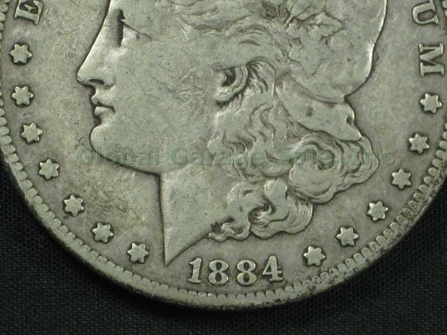 1884 CC United States Morgan Silver Dollar Coin Carson City No Reserve Price! 2