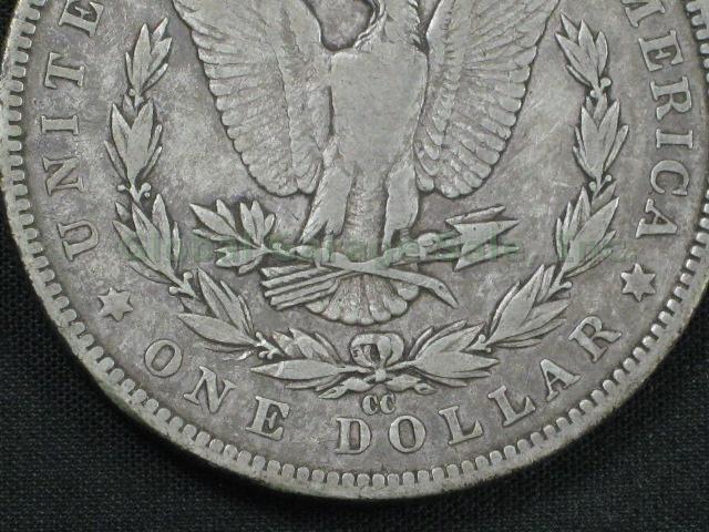 1884 CC United States Morgan Silver Dollar Coin Carson City No Reserve Price! 5