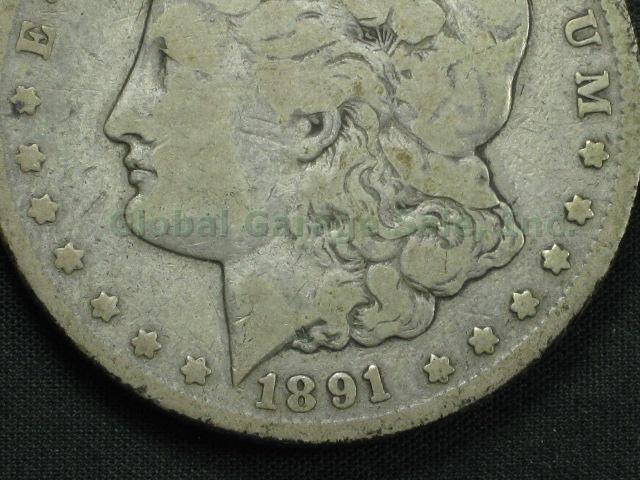 1891 CC + O United States Morgan Silver Dollar Coins Lot Carson City No Reserve! 3