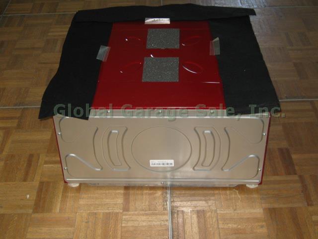New Samsung Laundry Washer Dryer Pedestal Storage Drawer Merlot Red WE357AOR XAA 4