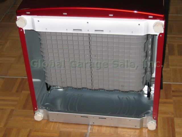 New Samsung Laundry Washer Dryer Pedestal Storage Drawer Merlot Red WE357AOR XAA 6