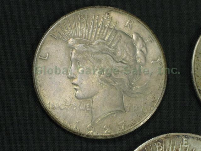 1927 1928 1934-S United States Peace Silver Dollar Coin Lot No Reserve Price! 1