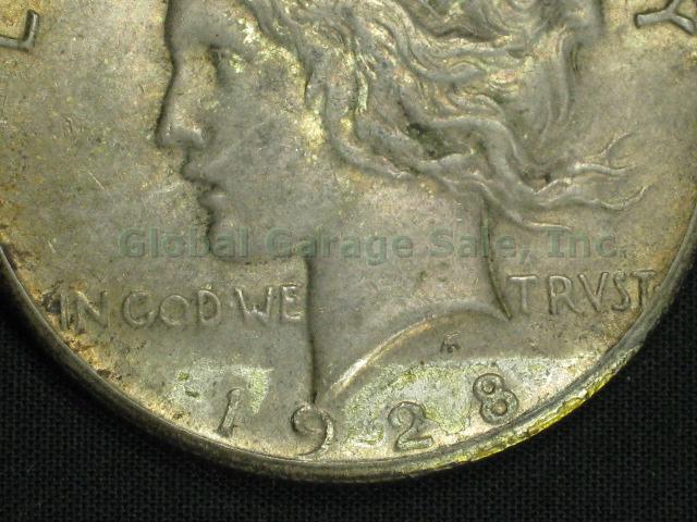 1927 1928 1934-S United States Peace Silver Dollar Coin Lot No Reserve Price! 9