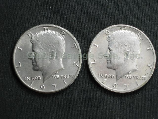 US Silver Coin Lot 1893-1979 Walking Liberty Kennedy Franklin Half Dollar Ike NR 9