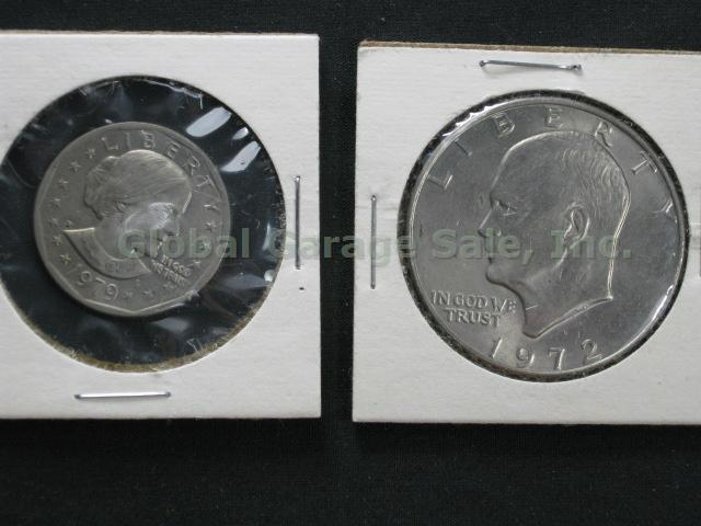 US Silver Coin Lot 1893-1979 Walking Liberty Kennedy Franklin Half Dollar Ike NR 13