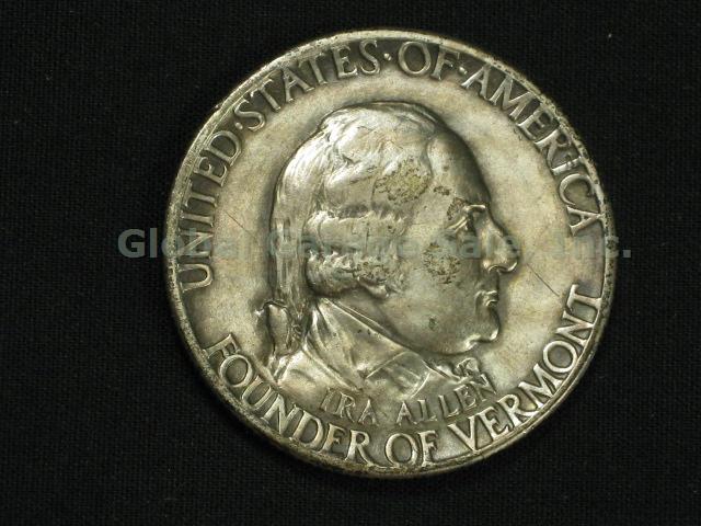 1927 Vermont Sesquicentennial Commemorative Silver Half Dollar No Reserve Price!