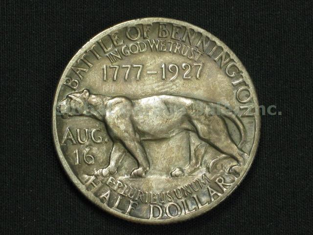 1927 Vermont Sesquicentennial Commemorative Silver Half Dollar No Reserve Price! 3