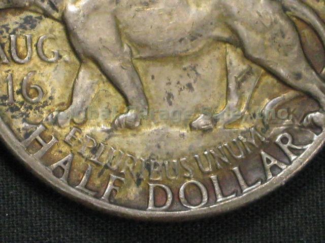 1927 United States Vermont Sesquicentennial Commemorative Silver Half Dollar NR! 5