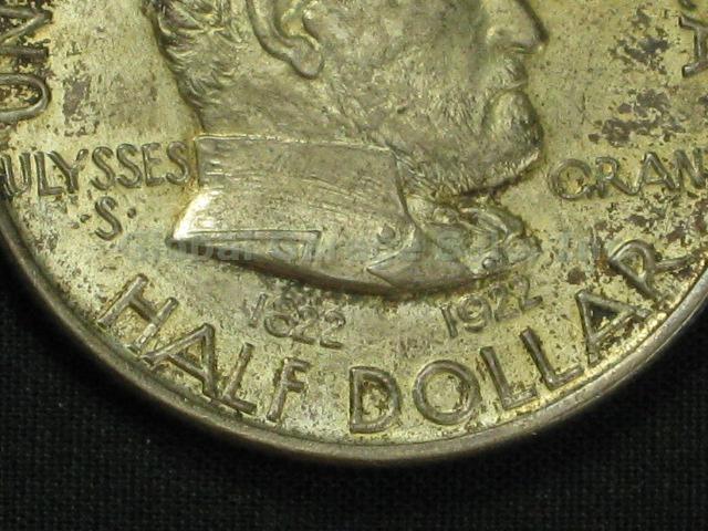 1922 United States Ulysses S Grant Commemorative Silver Half Dollar No Reserve! 2