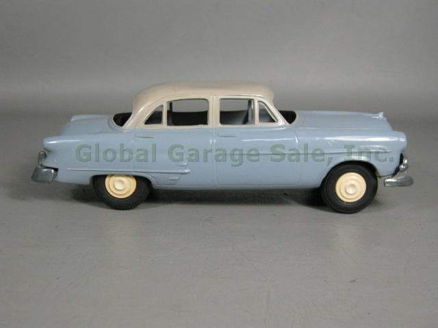Vtg Promo Toy Wind Up Car Lot 1954 Ford 1951 Pontiac Studebaker Corgi Bluebird 6