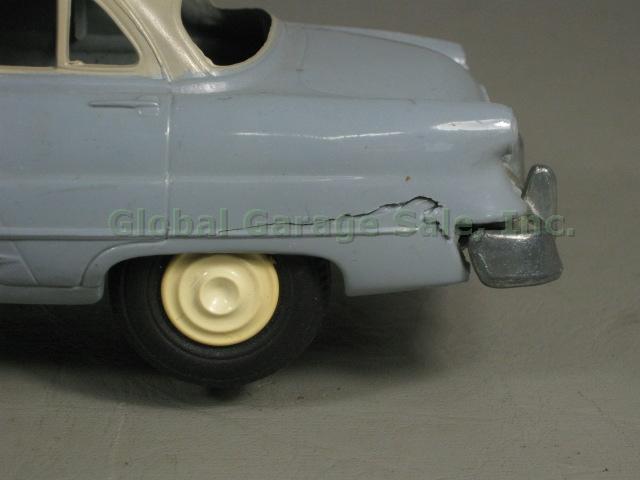 Vtg Promo Toy Wind Up Car Lot 1954 Ford 1951 Pontiac Studebaker Corgi Bluebird 11