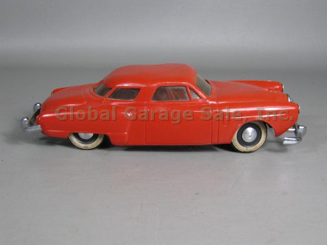 Vtg Promo Toy Wind Up Car Lot 1954 Ford 1951 Pontiac Studebaker Corgi Bluebird 12