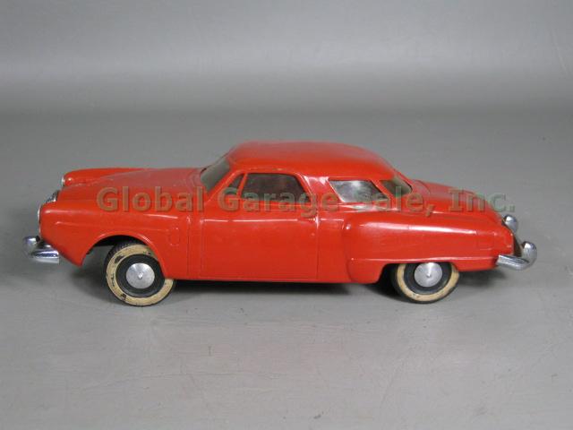 Vtg Promo Toy Wind Up Car Lot 1954 Ford 1951 Pontiac Studebaker Corgi Bluebird 14