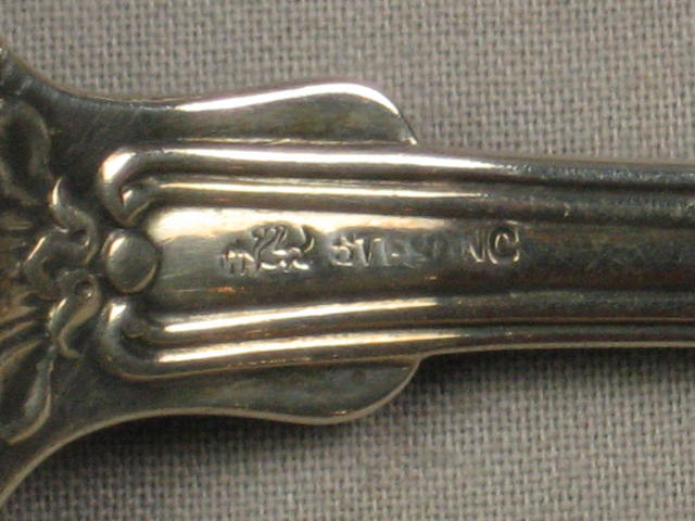 Whiting 925 Sterling Silver Fork Flatware Set 227 Grams 6