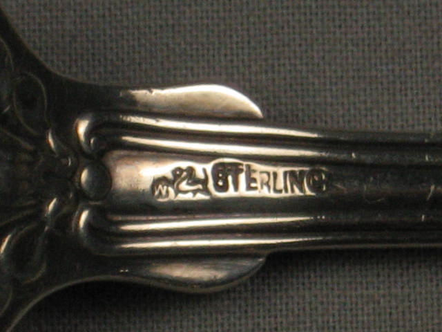 Whiting 925 Sterling Silver Fork Flatware Set 227 Grams 7