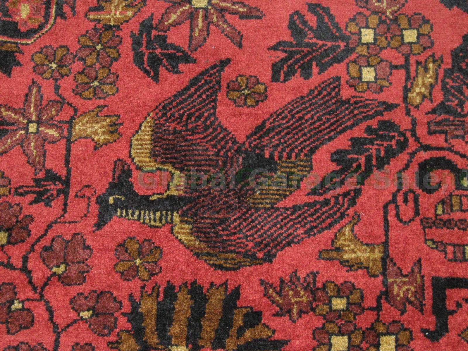 Vintage Afghan Persian Tribal Wool Carpet Area Rug 6