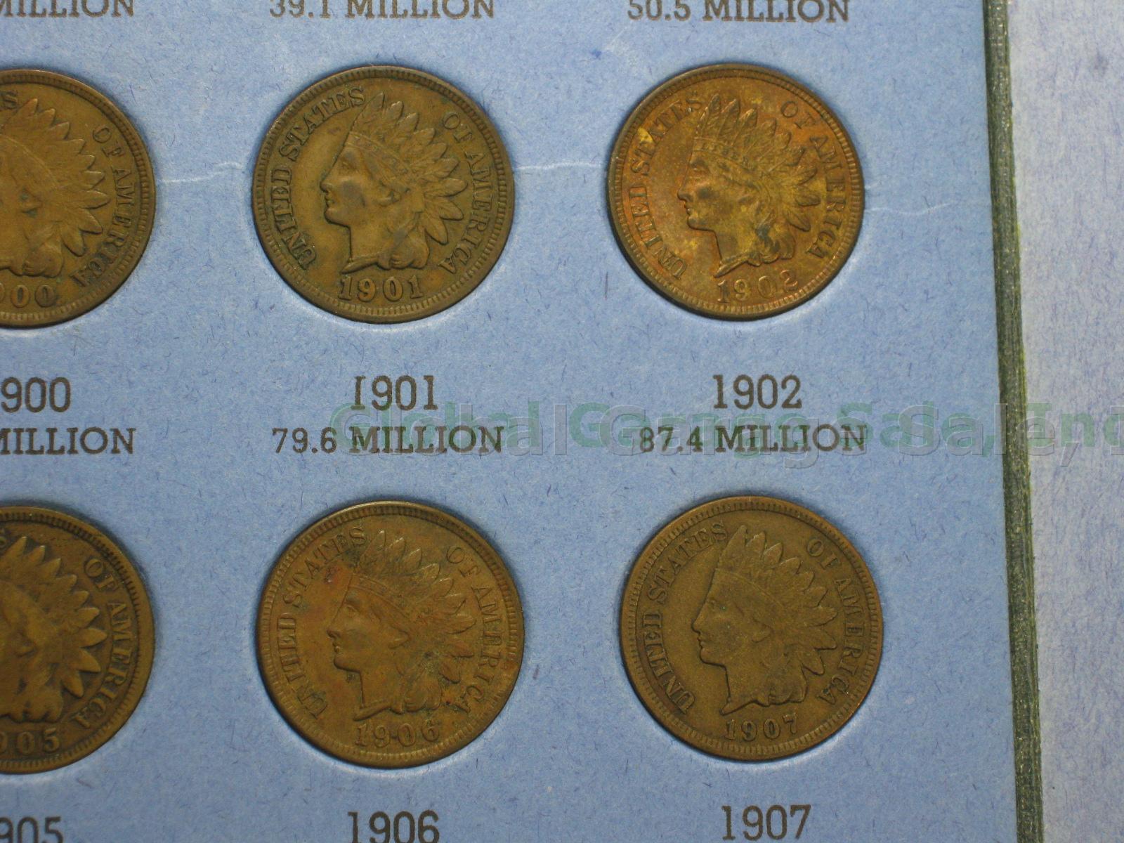Whitman Album 1857-1909 Flying Eagle Indian Head Penny Cent Lot 45 Coins No Res! 16