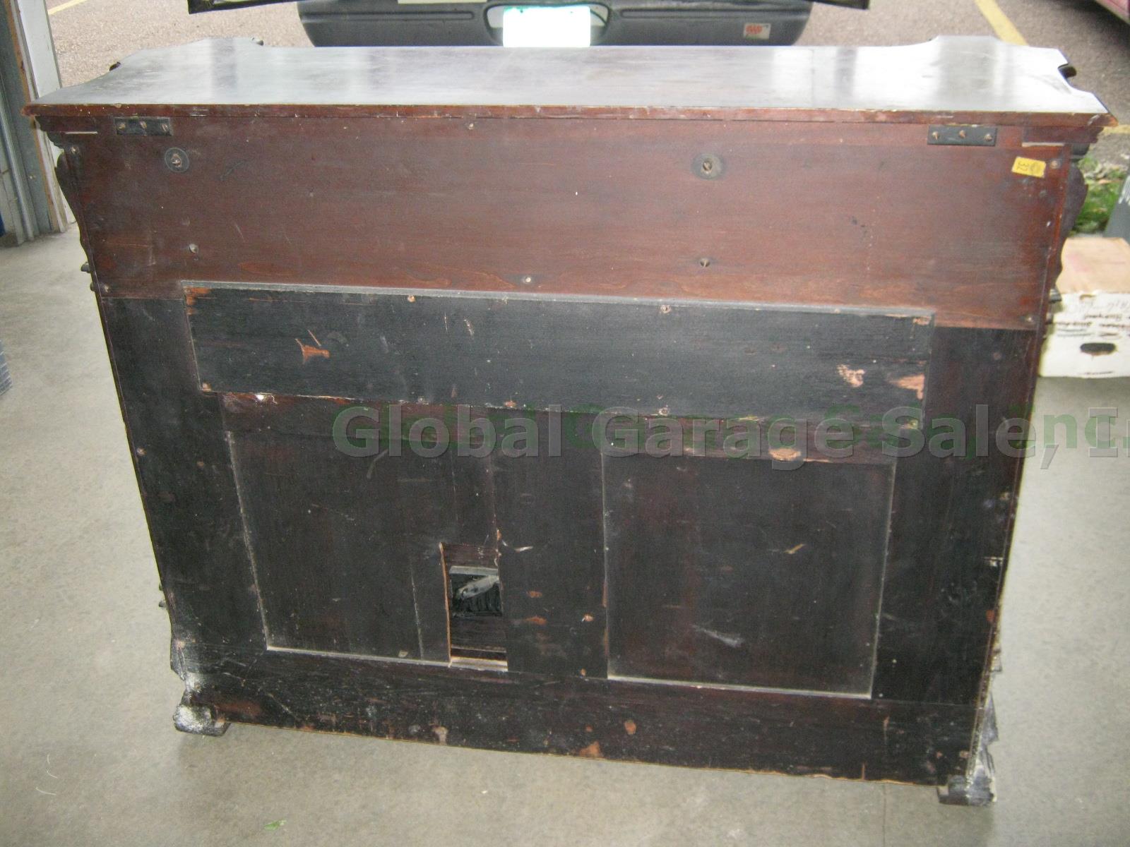 Vtg Antique Mason Hamlin Resonant Case Reed Cabinet Pump Organ 302 #91489 1870 13