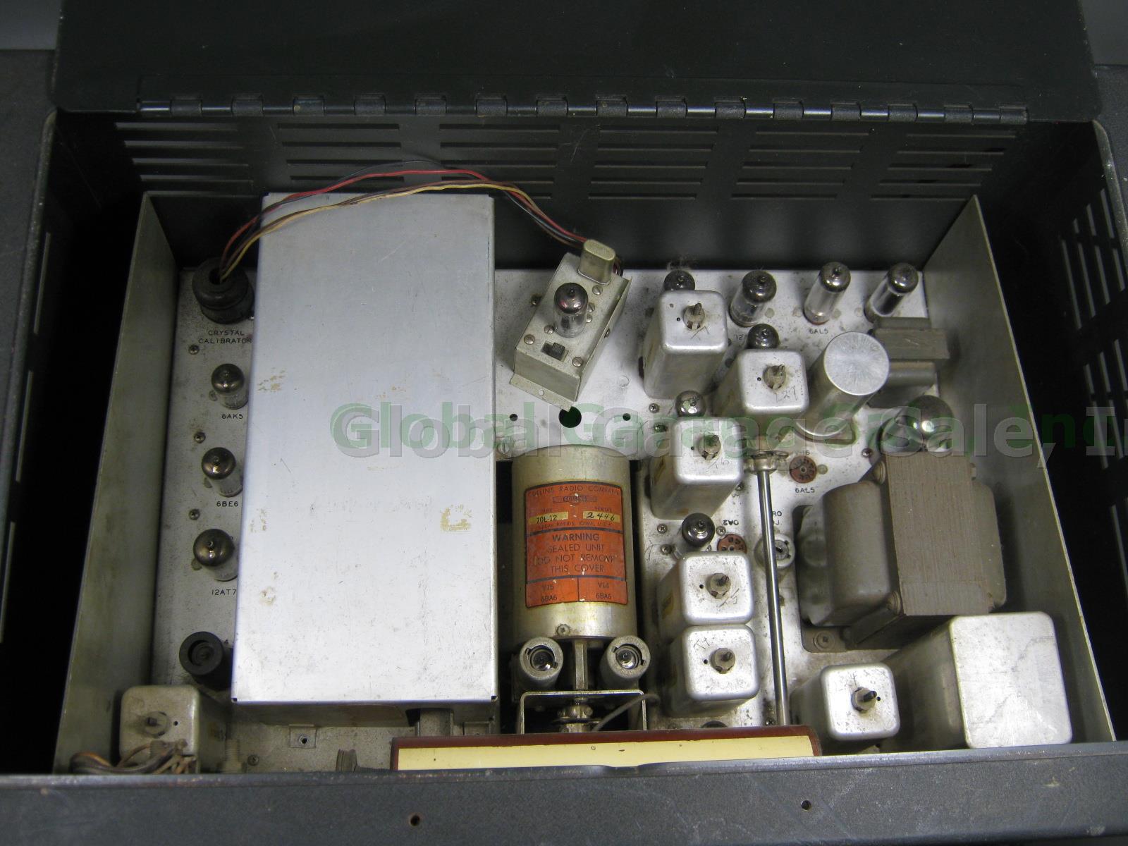 Vtg Collins 75A-2 Ham Amateur Radio Receiver For Parts Or Restoration NO RESERVE 2