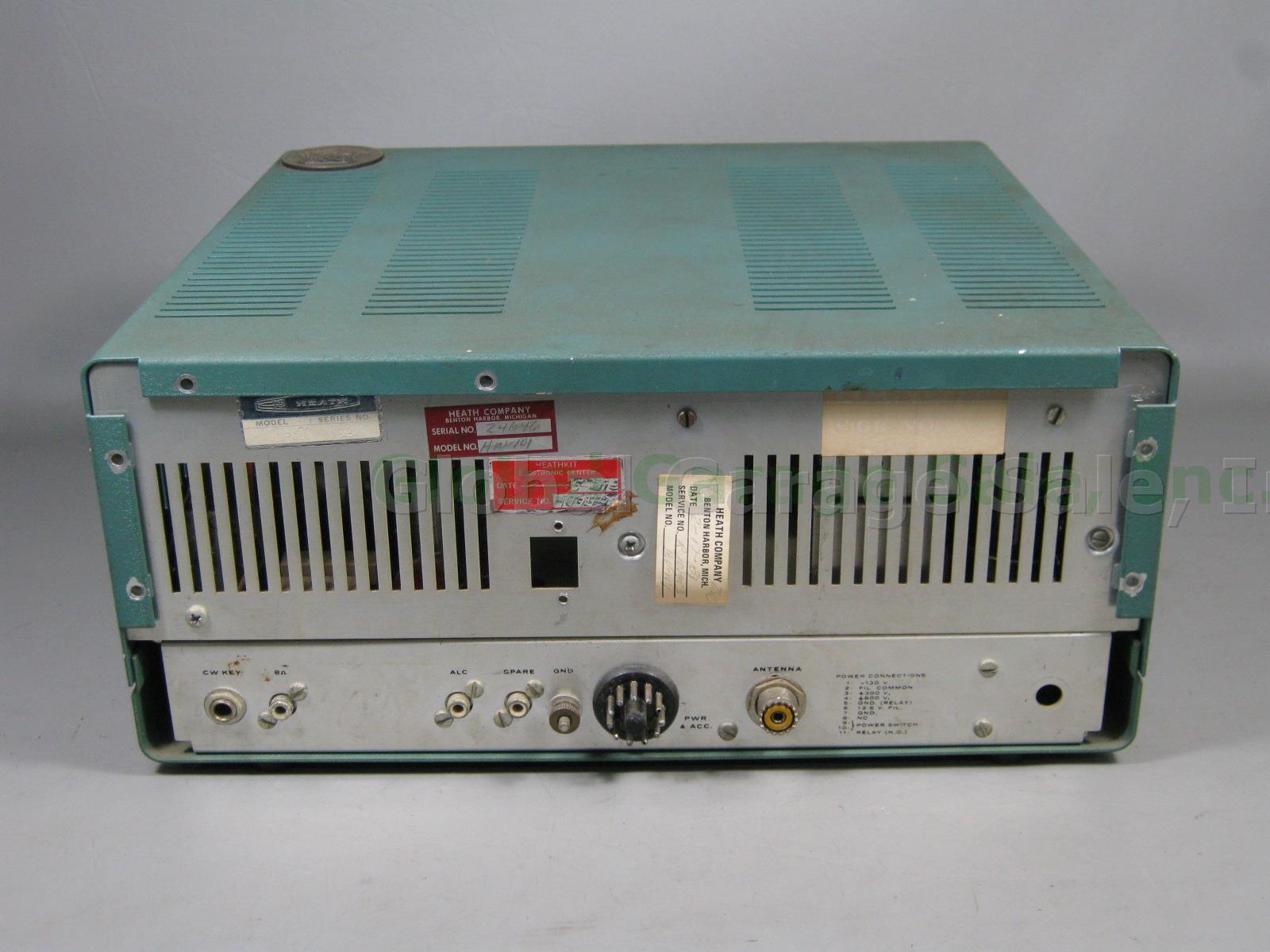 Vtg Heathkit HW 101 SSB Amateur Ham Tube Radio Transceiver For Parts/Repair NR!! 4
