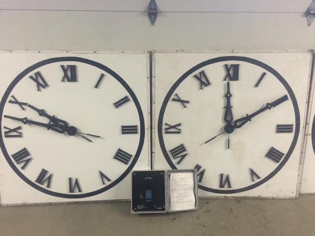 4 48" Electric Time Co Business Building Tower Clocks Face Movements +Controller 1