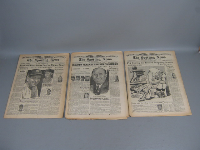 19 Vtg The Sporting News 1946 Ted Williams Stan Musial Babe Ruth Jackie Robinson 5