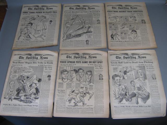 41 Vtg The Sporting News 1948 Baseball Lot Red Sox Stan Musial Satchel Paige NR! 4