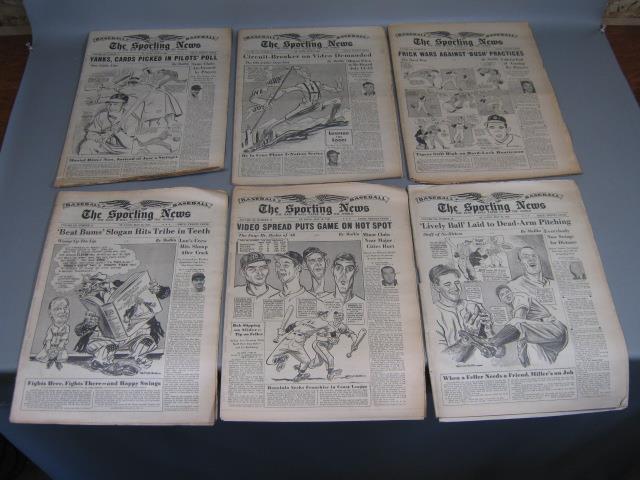 41 Vtg The Sporting News 1948 Baseball Lot Red Sox Stan Musial Satchel Paige NR! 5