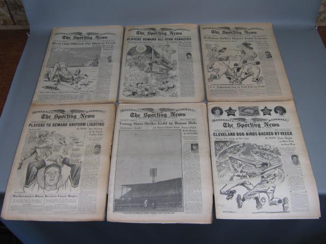 41 Vtg The Sporting News 1948 Baseball Lot Red Sox Stan Musial Satchel Paige NR! 6