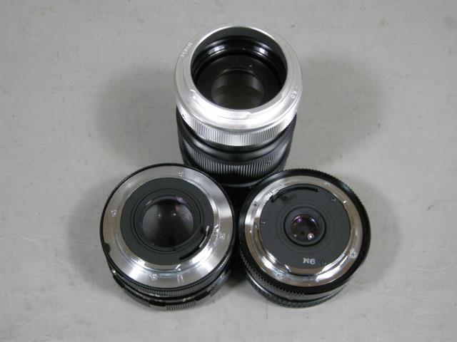 Konica Autoreflex T SLR Camera Hexanon AR 52mm 1.8 Telephoto 135mm Lens Bundle + 7
