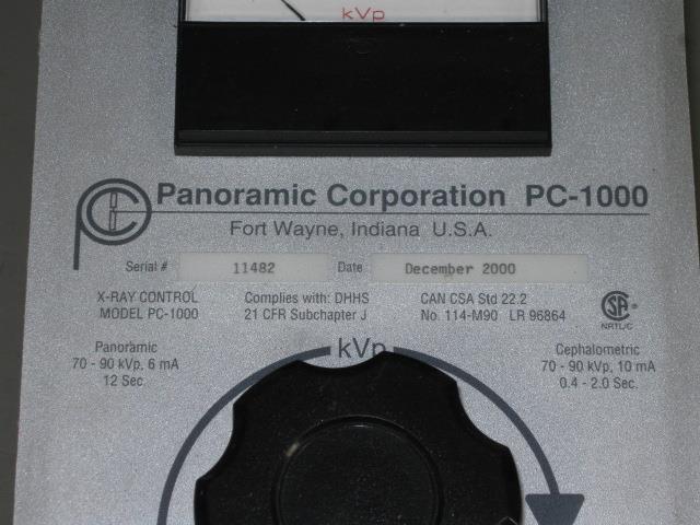 Panoramic Corporation PC-1000 X Ray Machine Control Panel Working When Removed 1
