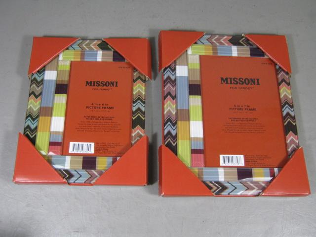NEW Missoni Passione Purple King Duvet Cover Set w/Shams + Picture Frames +Scarf 3