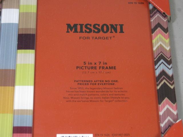NEW Missoni Passione Purple King Duvet Cover Set w/Shams + Picture Frames +Scarf 4
