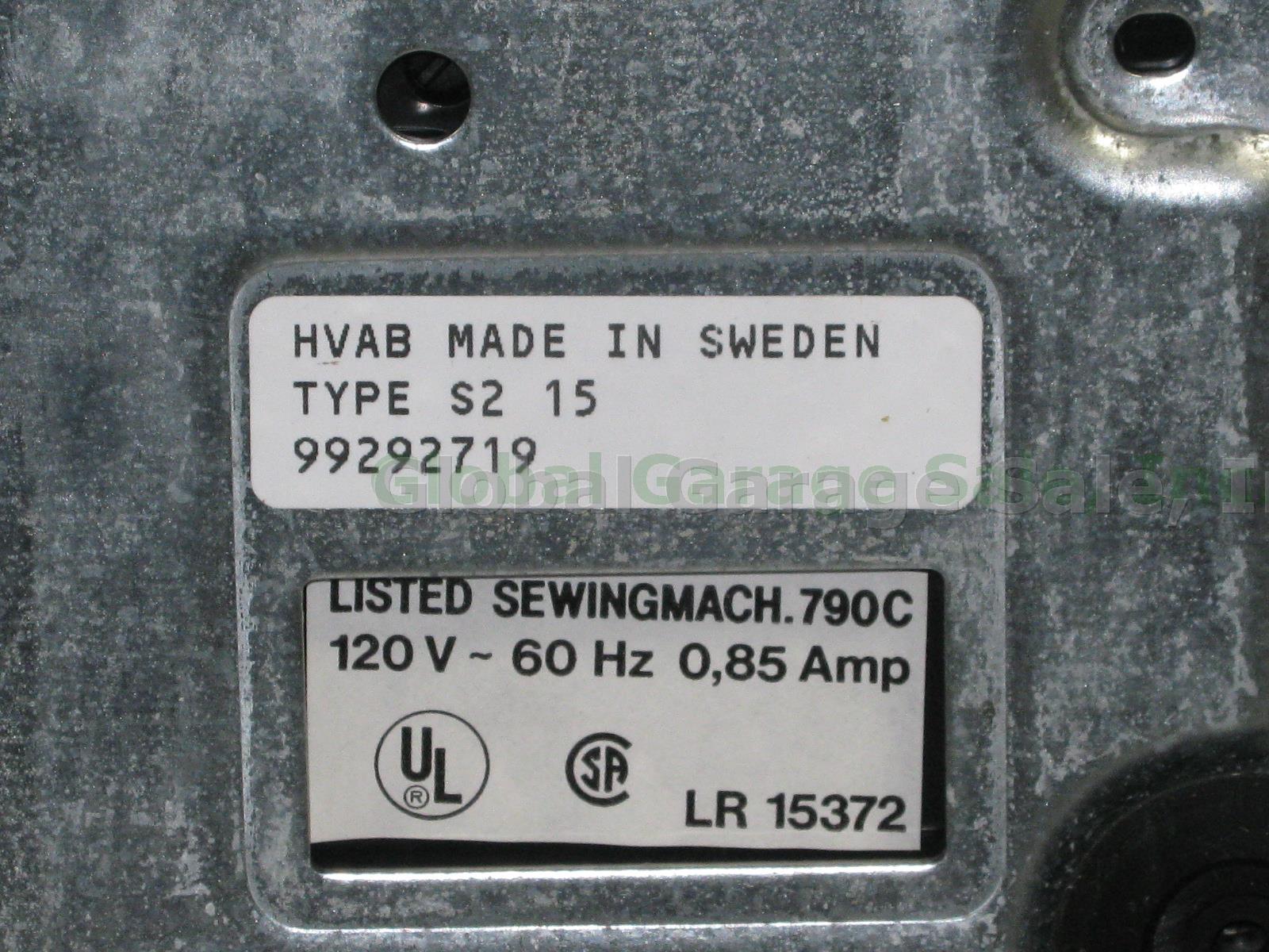 NEW Husqvarna Viking 230 Electronic Sewing Machine W/ Pedal Manual Cover Box Lot 8