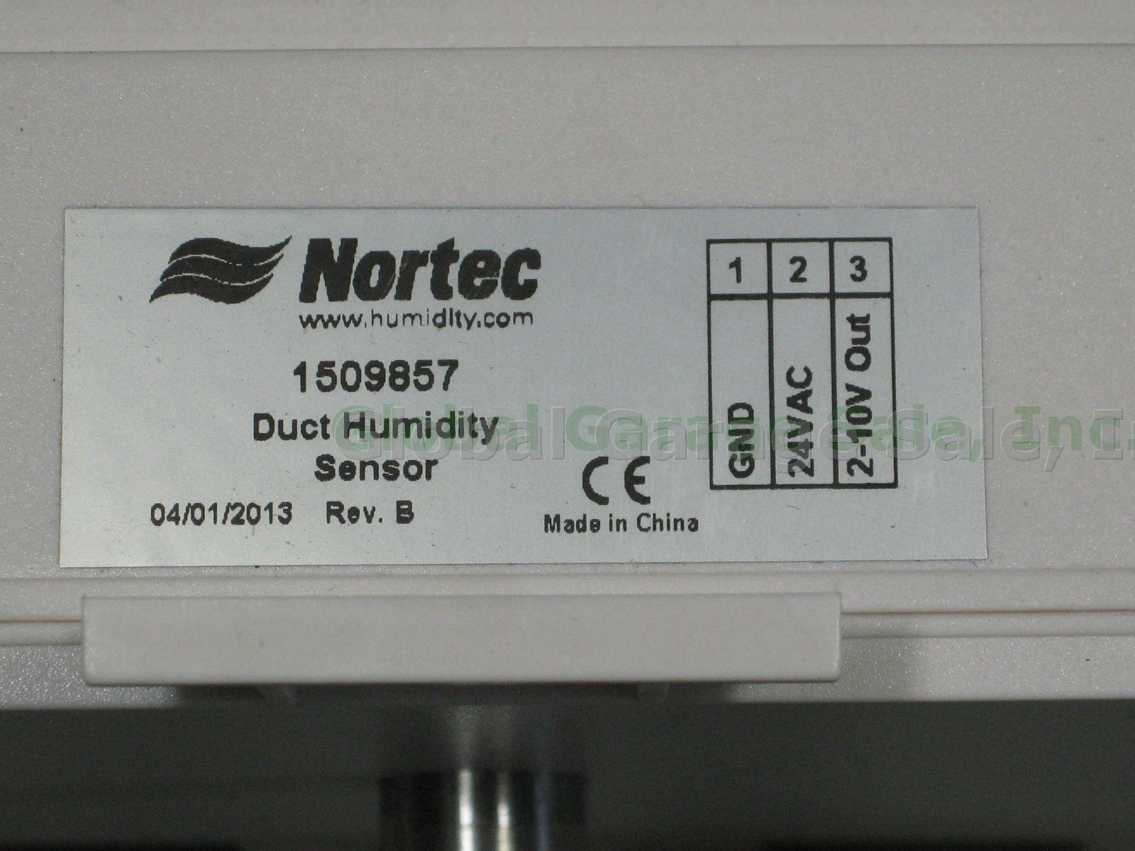 New Nortec 252-0266 0-10V Digital Modulating Duct Mount Humidistat Pkg Rev C NR! 4