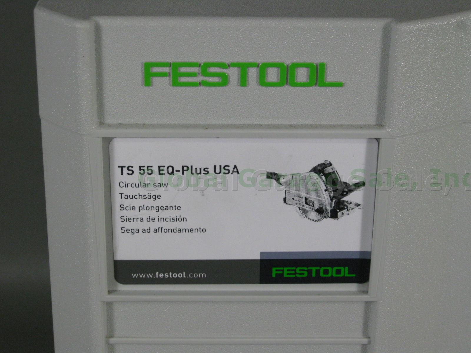 Brand New! Festool TS 55 EQ-Plus USA Circular Saw 561432 T-Loc Sustainer Case 7