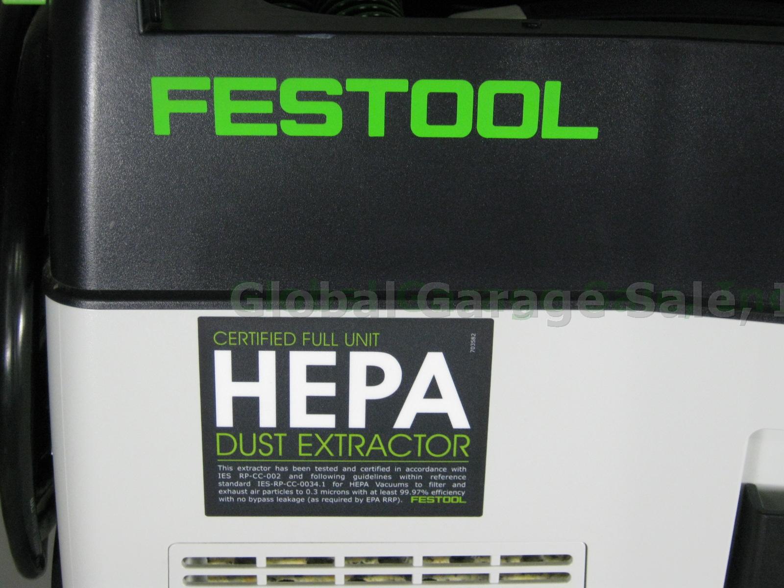 MINT! Festool CT 36 E Cleantex Certified HEPA Dust Extractor Vacuum 583493 5