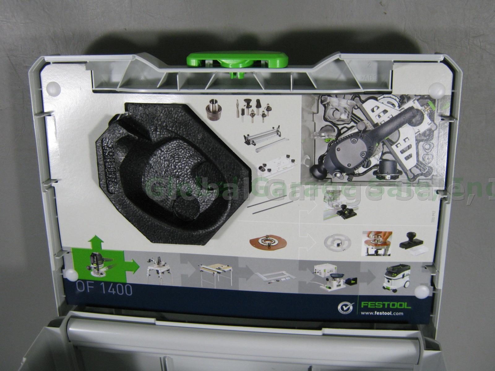 Brand New! Festool OF 1400 EQ-Plus USA Router 574342 w/ T-Loc Sustainer Case 4