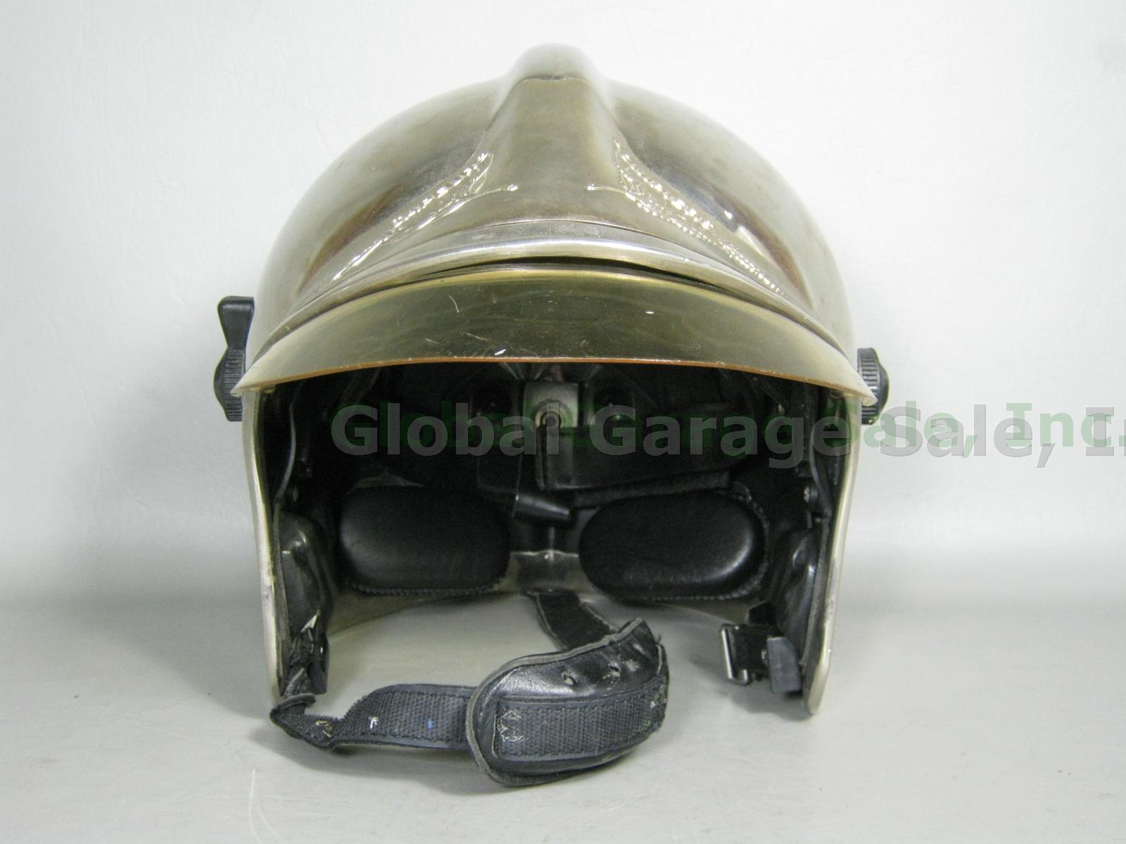 Gallet CGF French Fire Fireman Firefighter Helmet Mirrored Visor Sapeurs Pompier 1