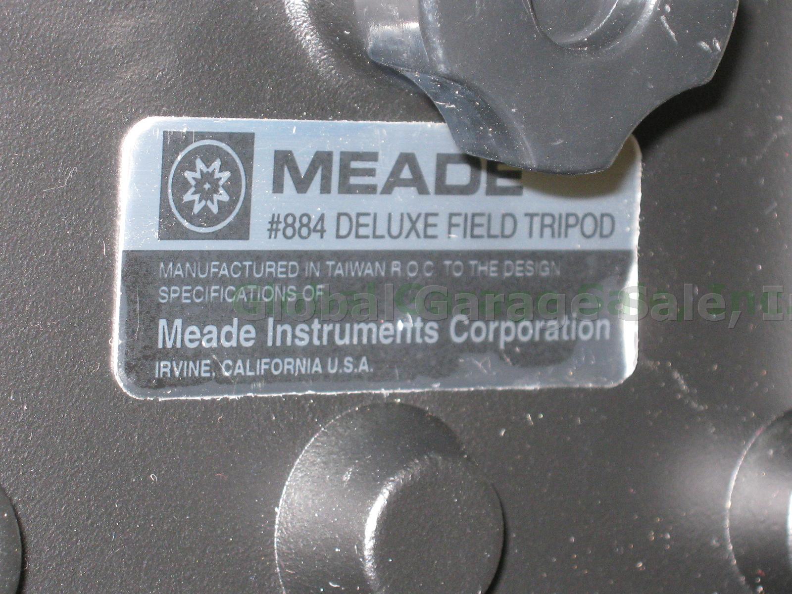 NEVER USED! Meade #884 Deluxe Field Tripod For ETX-90 105 125 Telescopes w/Case 3