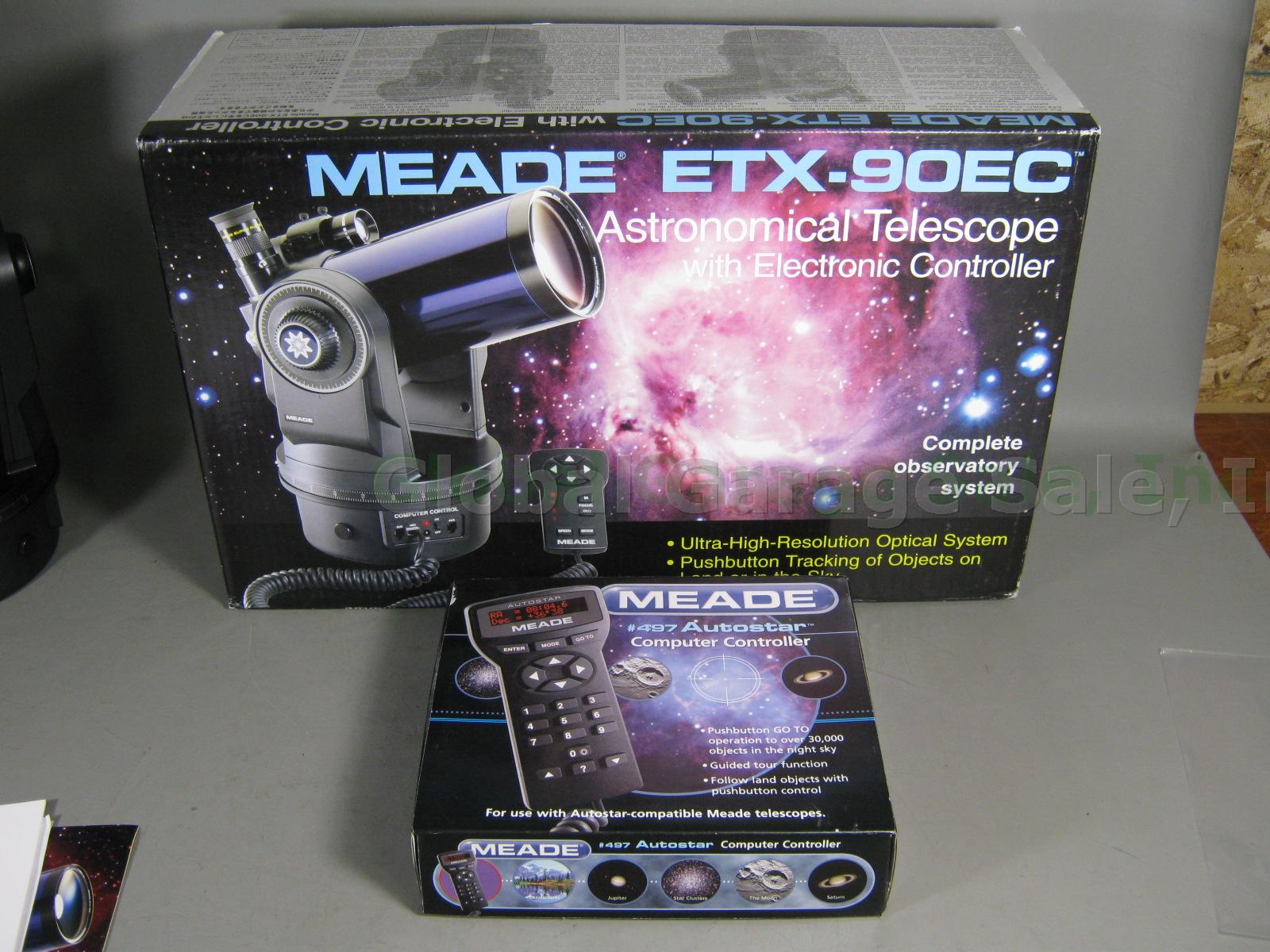 NEVER USED! Meade ETX 90EC Telescope Autostar Electronic Controller + Extras NR! 16