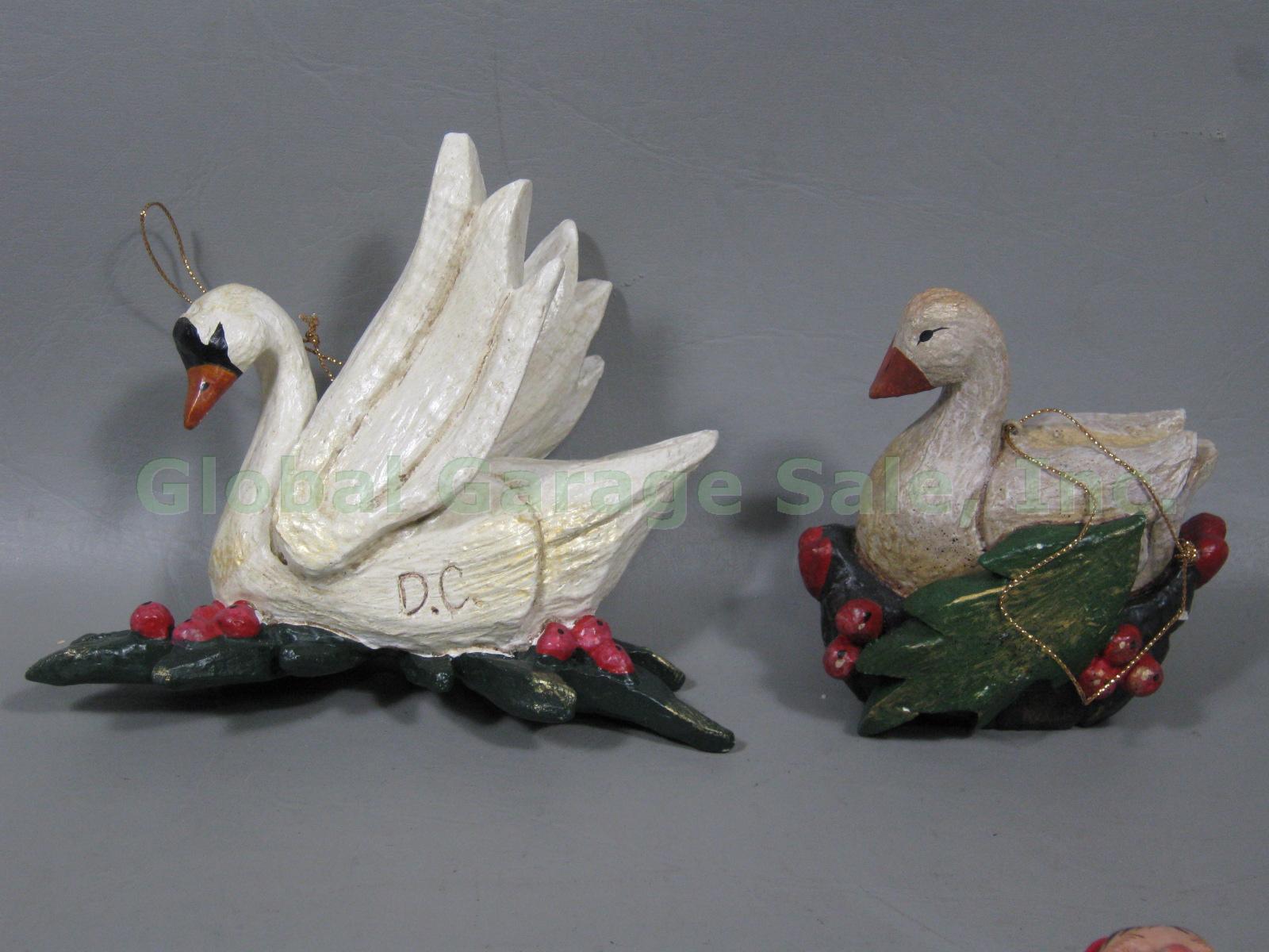 House of Hatten Complete Set 12 Days Of Christmas Ornaments Goose Turtle Hen +NR 1