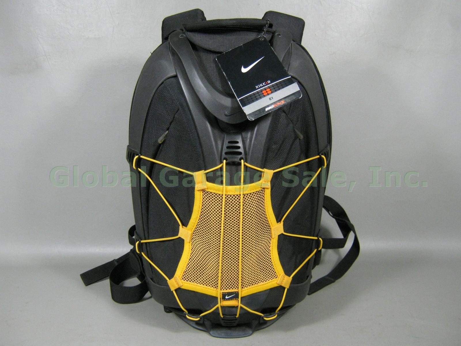 NOS New Old Stock Nike Epic E1 BioKNX Backpack With Tags Exoskeleton Hardshell