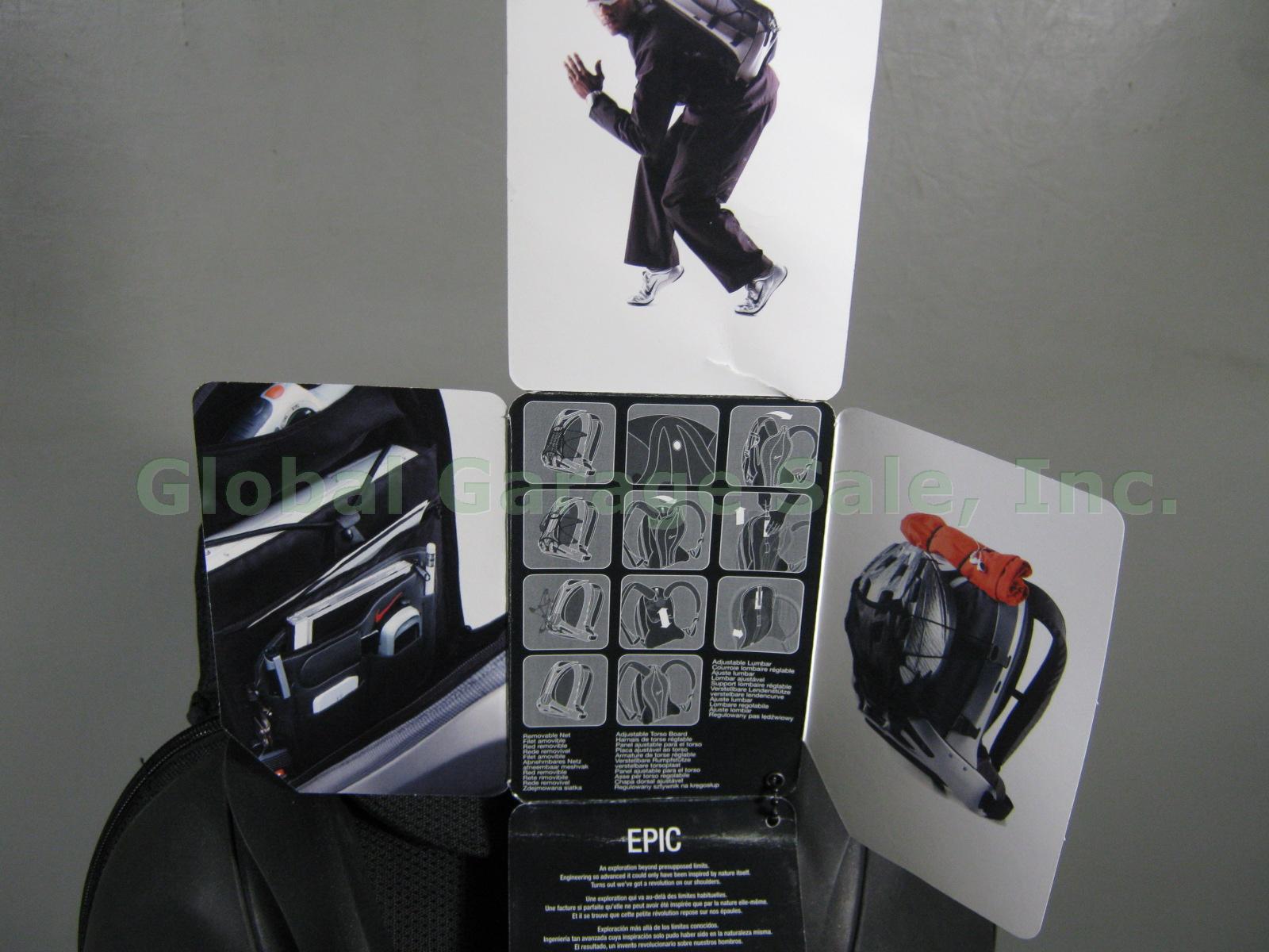 NOS New Old Stock Nike Epic E1 BioKNX Backpack With Tags Exoskeleton Hardshell 7