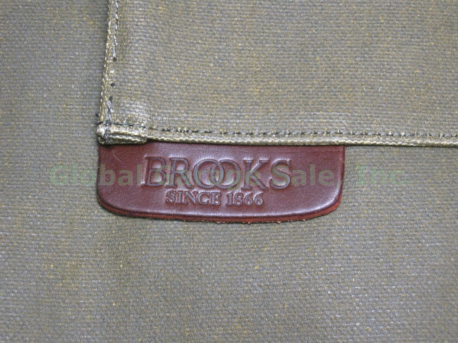 NWOT Brooks of England Barbican Messenger Laptop Shoulder Bag Padded Canvas NR! 2