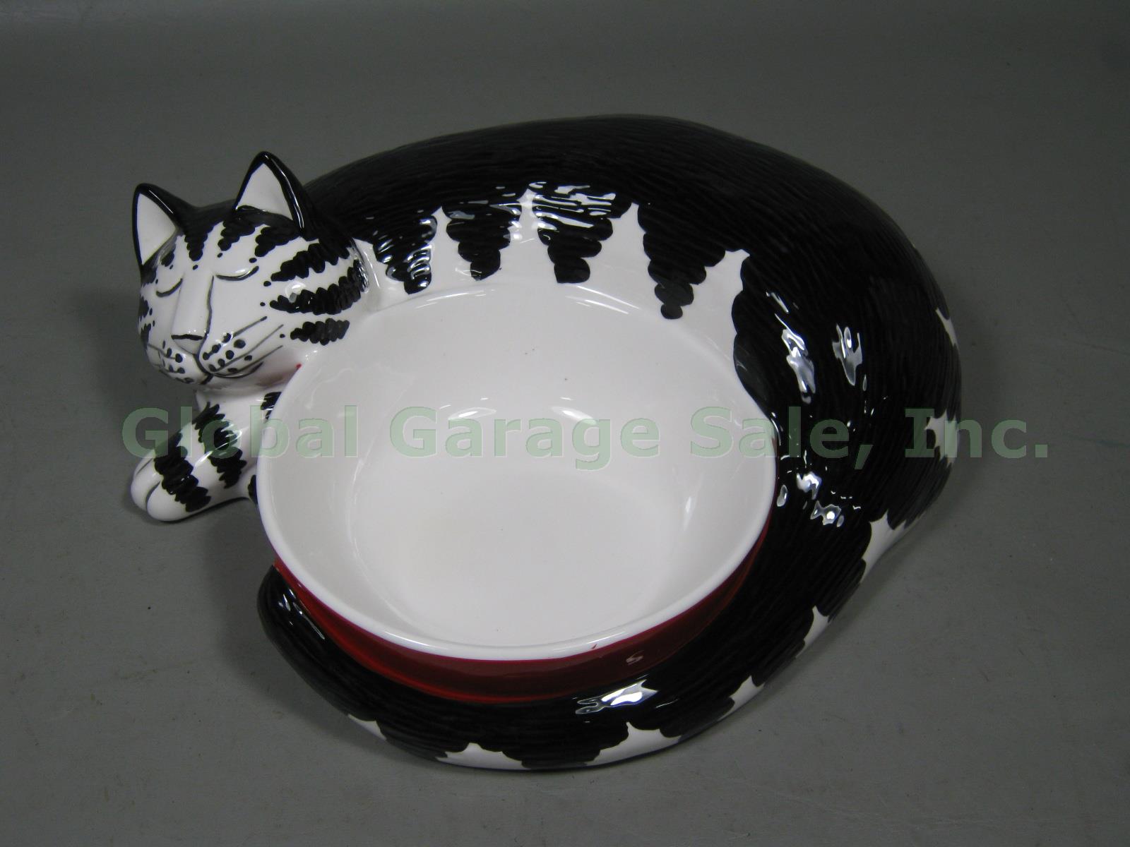 MIB Vtg Sigma The Tastesetter B Kliban Cat Water Food Dish Bowl 273.5246.325 NR! 1
