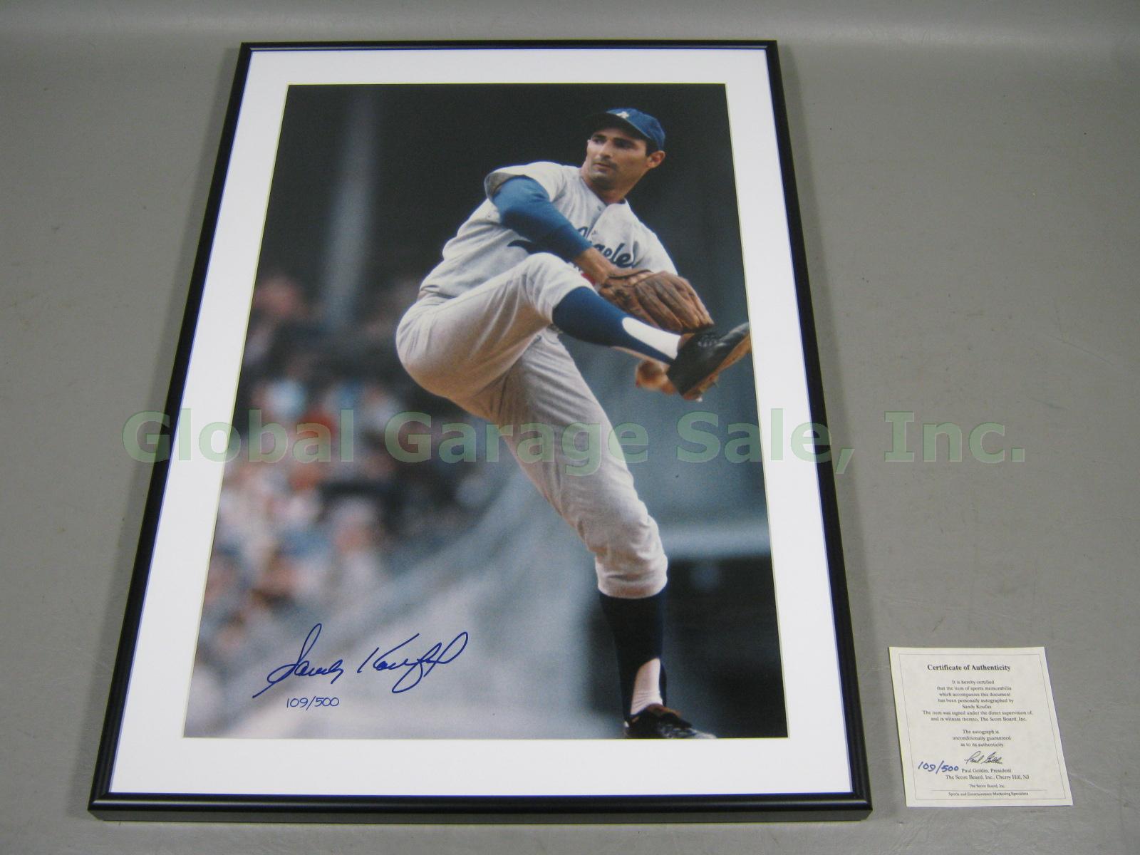 Sandy Koufax Los Angeles Dodgers Autograph Auto Signed 14"x20" Photo w/ COA NR!