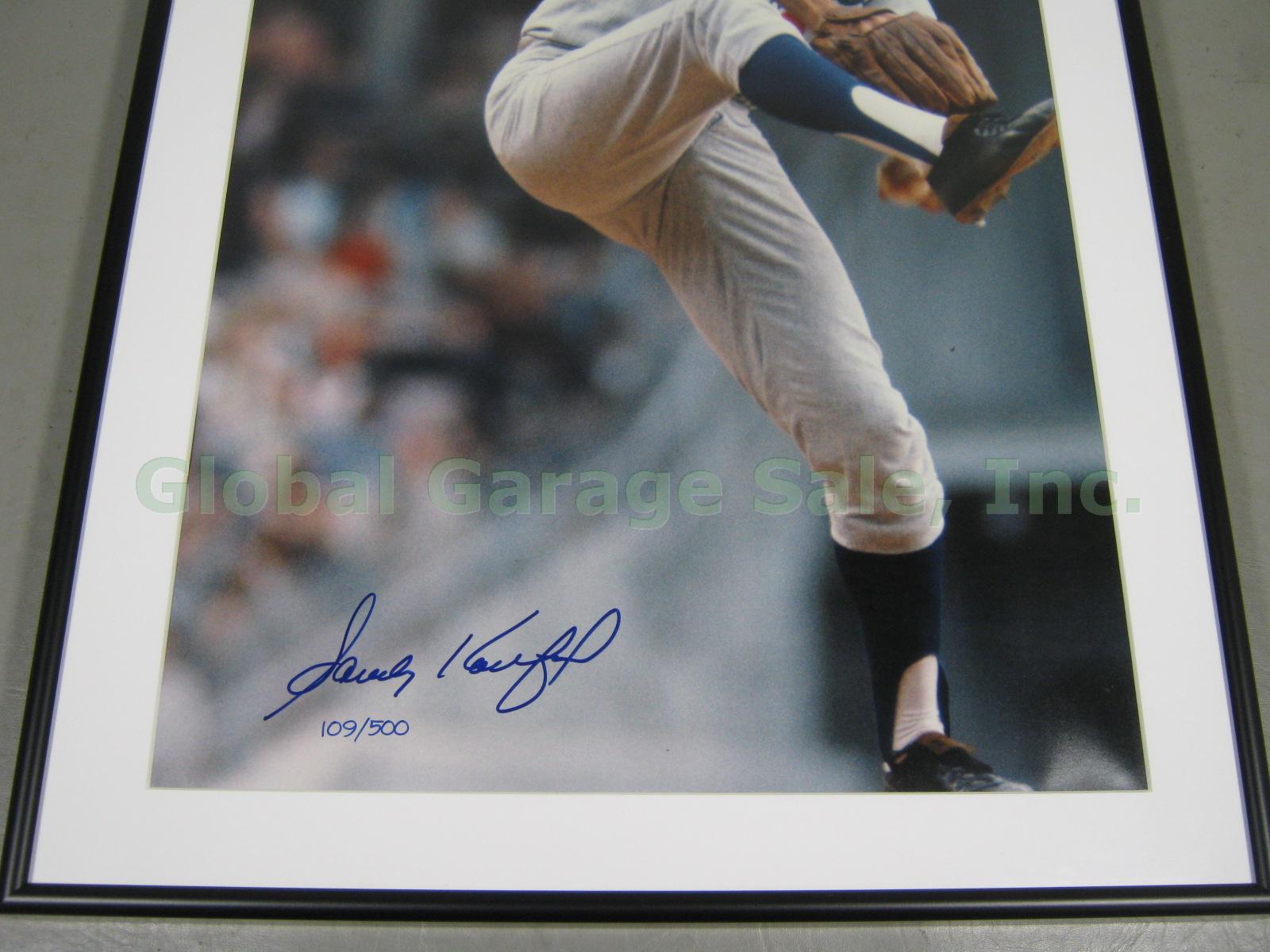 Sandy Koufax Los Angeles Dodgers Autograph Auto Signed 14"x20" Photo w/ COA NR! 2